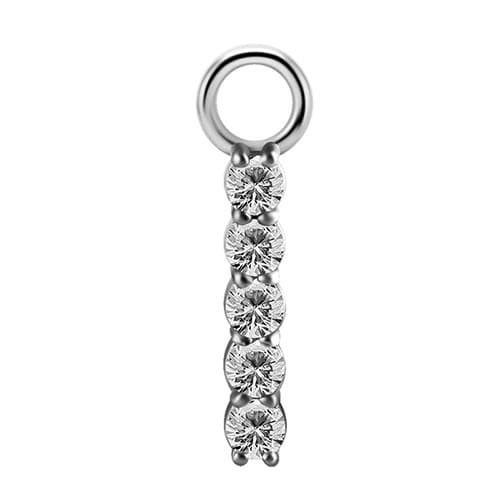 Berlocker - CoCr NF - silver M - PREMIUM ZIRCONIA - D-038
