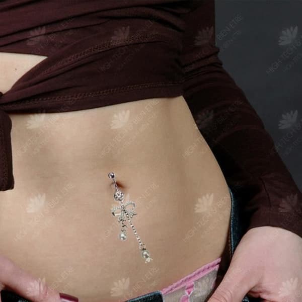 HTBE® Navelring Body Piercing Bowknot Hängande Sexiga Accessoarer Navelhänge Navelknappar Nagelring Enkel