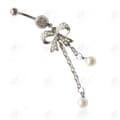 Miniatyrbild 1 av 4: HTBE® Navelring Body Piercing Bowknot Hängande Sexiga Accessoarer Navelhänge Navelknappar Nagelring Enkel