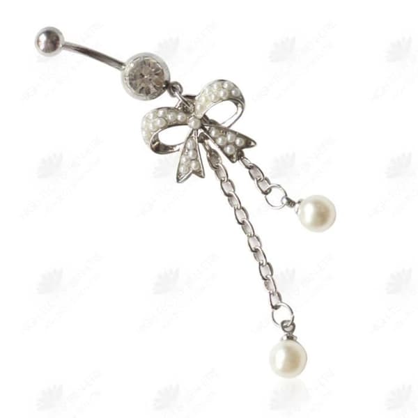 HTBE® Navelring Body Piercing Bowknot Hängande Sexiga Accessoarer Navelhänge Navelknappar Nagelring Enkel
