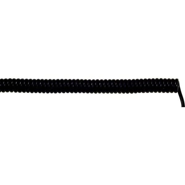Cabel spiral LAPP UNITRONIC® SPIRAL 73220228 400 mm / 1600 mm 7 x 0,14 mm² svart 1 st.