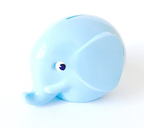 Saving Elephant, Large, Baby Blue - Norsu