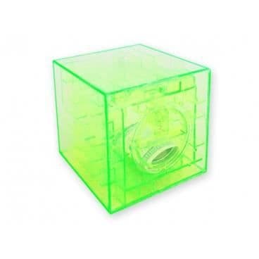 Tirelire - Transparent - Labyrint - Barn - 92x92x92 mm - Ovanlig