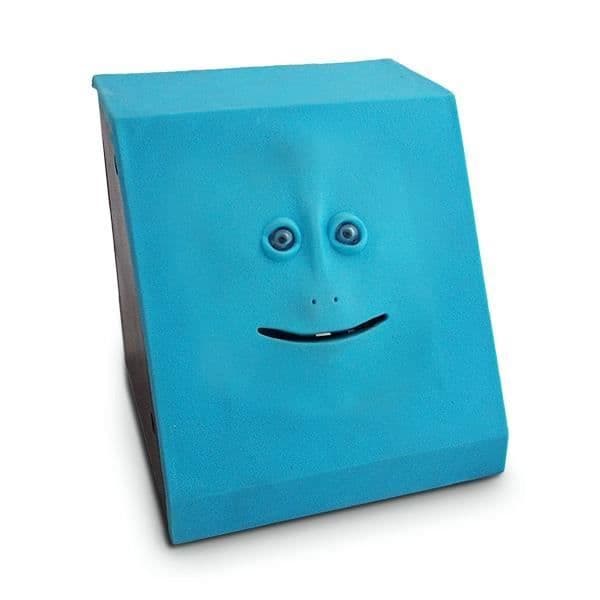 Rosa huvud, myntätande spargris * Material: Plast * Mått: 100 x 100 x 100 mm * Batteri: 2 AA-batterier (ej