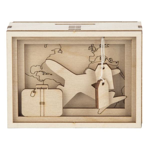 Trädspargris - Resa - 11,5 x 8,5 x 5 cm - DIY-kit - Dekorativa föremål - Unisex