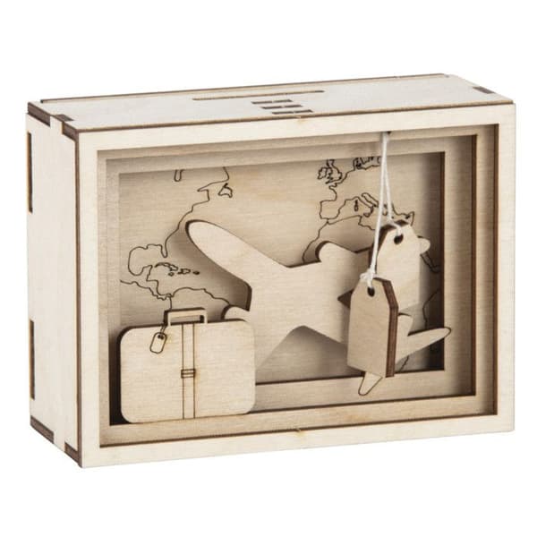 Trädspargris - Resa - 11,5 x 8,5 x 5 cm - DIY-kit - Dekorativa föremål - Unisex