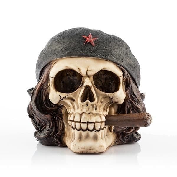 Che guevara skull sparbössa * Material: polyresin * mått: 12 x 14 x 17 cm * Plastlock och metallnyckel