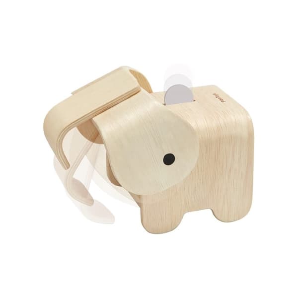 Sparbössa elefant av trä från Plantoys