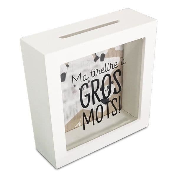 Tirelåda - Fent - Anti Grova Ord - Trä - 15x15x5 cm - Mixad Barn