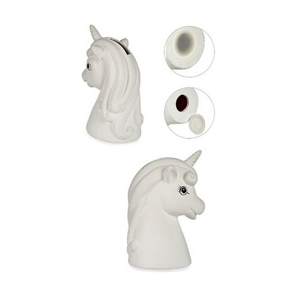 Måla din egen sparbössa Pincello 87697 Keramik Enhörning 10 x 14,5 x 8,5 cm (12 antal)