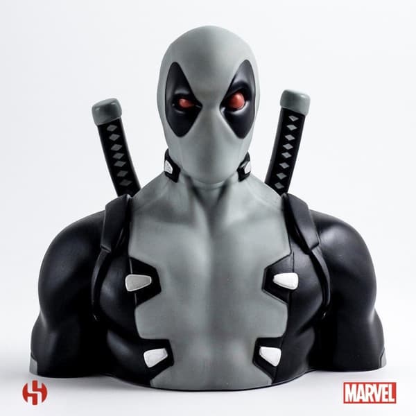 Marvel - Deadpool X-Force Deluxe sparbössa byst
