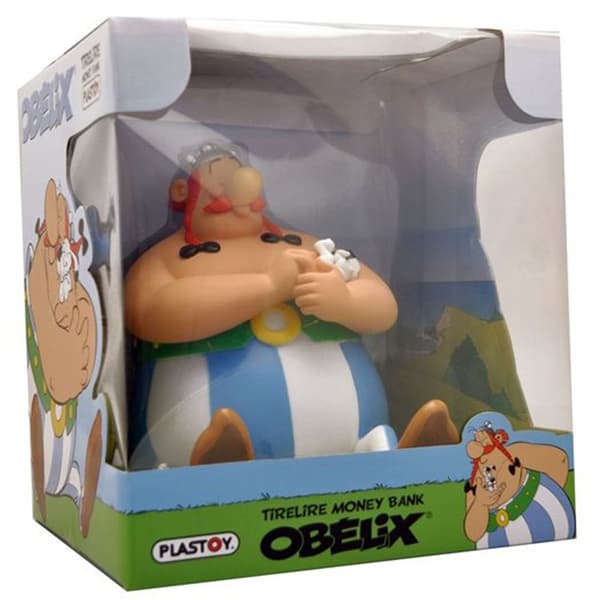 Plastoy - Asterix - Obélix och Idefix sparbössa