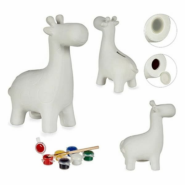 Måla din egen sparbössa Pincello BS2316 Keramik Giraff 6,8 x 16,2 x 13,2 cm (12 antal)