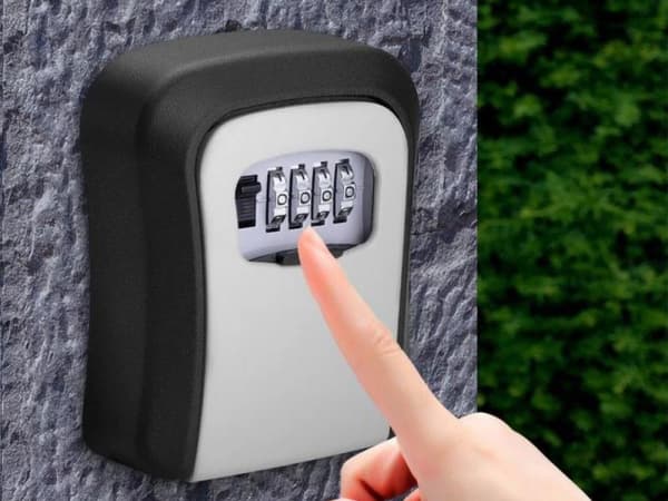 Nyckelskåp med Kodlås / Nyckelgömma - Säkerhetsskåp för nycklar