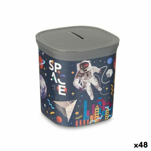 Sparbössa Pincello 02 1163 Plast Astronaut 9 x 10,2 x 9 cm Multicolour (48 antal)