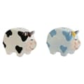 Miniatyrbillede 2 af 2: Sparegris Home ESPRIT Dolomite Ko 16 X 7,5 X 12,5 cm (2 enheder)