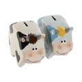 Miniatyrbillede 1 af 2: Sparegris Home ESPRIT Dolomite Ko 16 X 7,5 X 12,5 cm (2 enheder)