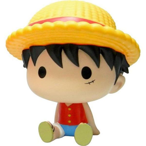 Tirelire - PLASTOY - Chibi Luffy - Röd - PVC - Blandet