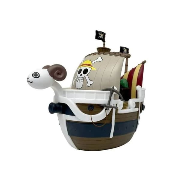 Chibi One Piece Spargris - Plastoy - Vogue Merry - Flerfärgad - Grå - Plast