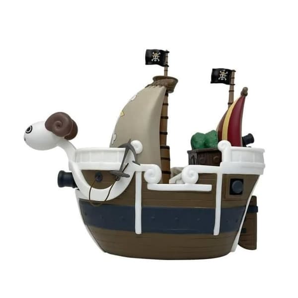 Chibi One Piece Spargris - Plastoy - Vogue Merry - Flerfärgad - Grå - Plast