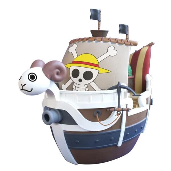 Chibi One Piece Spargris - Plastoy - Vogue Merry - Flerfärgad - Grå - Plast