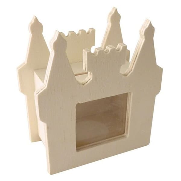 Sparbössa - PW International - Slott - Rå trä - 9.5x10.5x5 cm - Kan anpassas