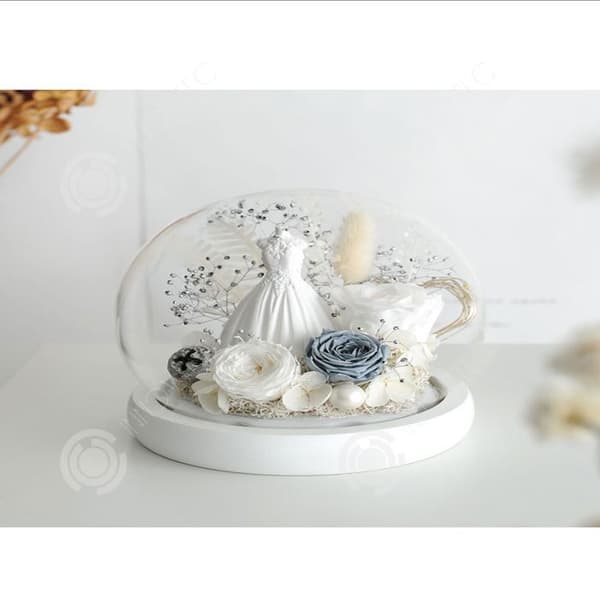 INN® Alla hjärtans dag Nyårsbekännelsegåvor, bröllopsklänningar, konserverade blommor, rosor, kreativ heminredning