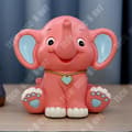 Miniatyrbild 4 av 4: TD® Kreativ tecknad elefant Spargris Harts hantverk Prydnad Spargris Söt present