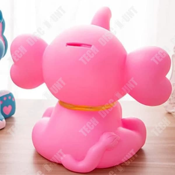 TD® Kreativ tecknad elefant Spargris Harts hantverk Prydnad Spargris Söt present