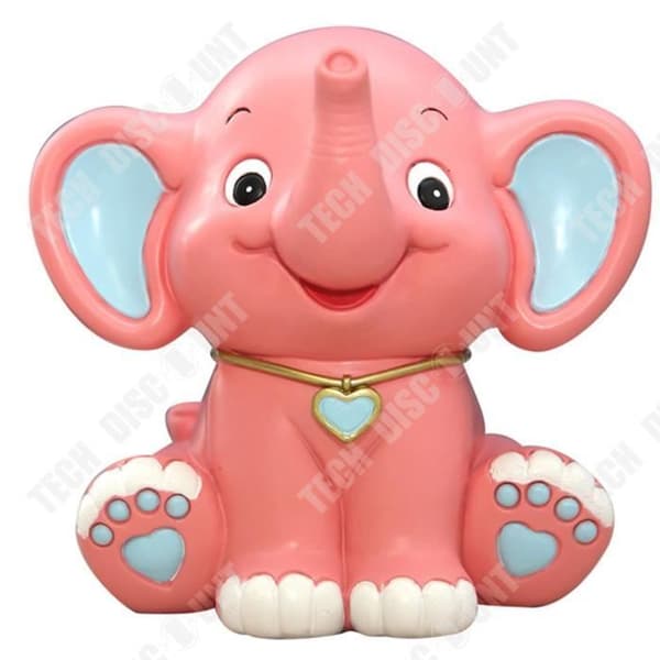 TD® Kreativ tecknad elefant Spargris Harts hantverk Prydnad Spargris Söt present