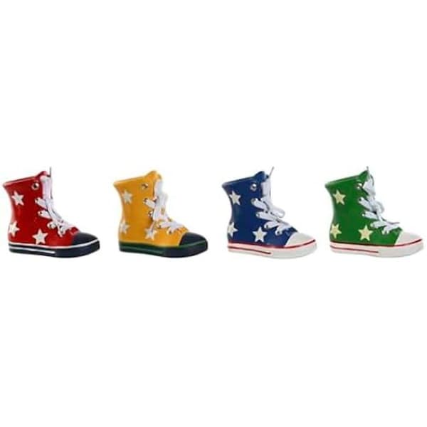 Spargris - HOME ESPRIT - Sko - Polyesterharts - Flerfärgad - 14 x 6 x 11,5 cm
