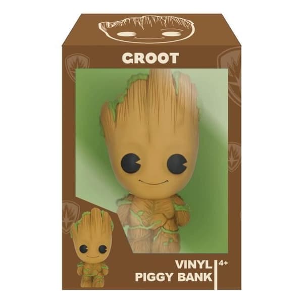 GUARDIANS OF THE GALAXY PIG BANK DELUXE BOX SET GROOT MONOGRAM INT.