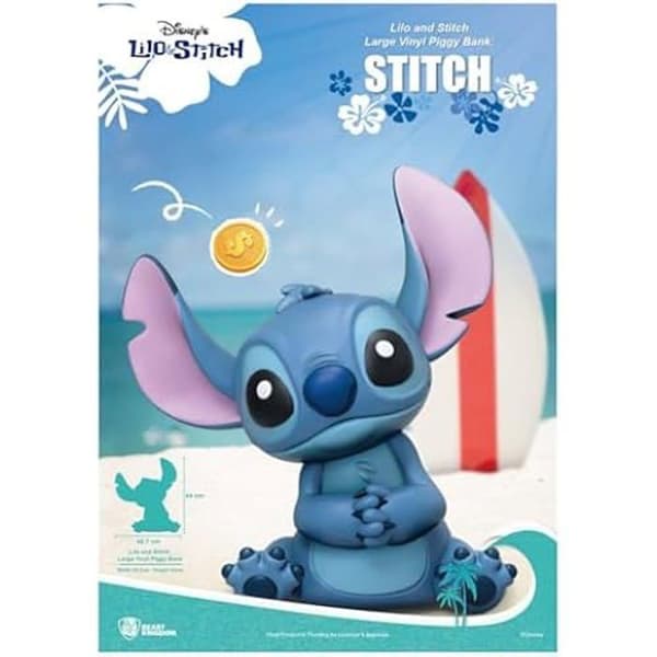 Tirelire XXL - BEAST KINGDOM - Stitch - Vinyl - 44 cm - Rotativ figurine