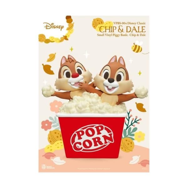 Beast Kingdom Toys - Disney - Spargris Piggy Bank Tic & Tac 24 cm