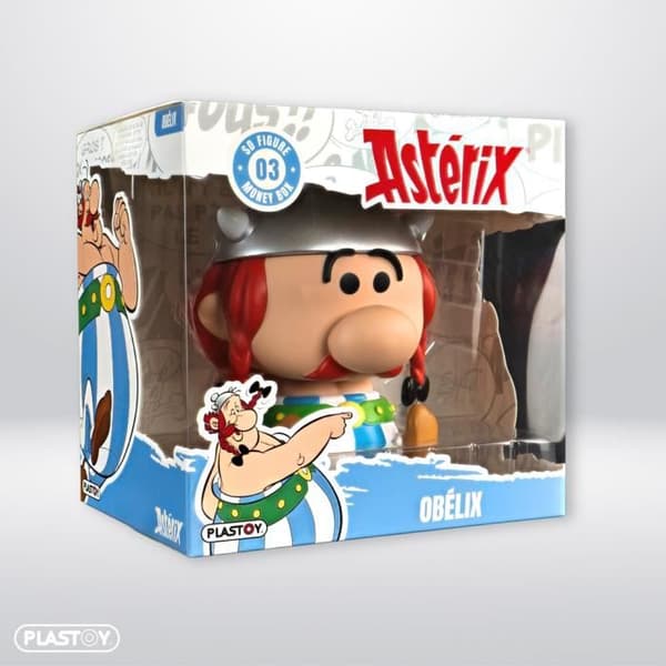 Tirelires - Samlarfigur av Plastoy Chibi Asterix, Obelix (80249)