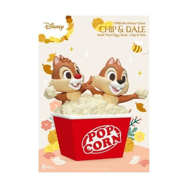Beast Kingdom Toys - Disney - Spargris Piggy Bank Tic & Tac 24 cm