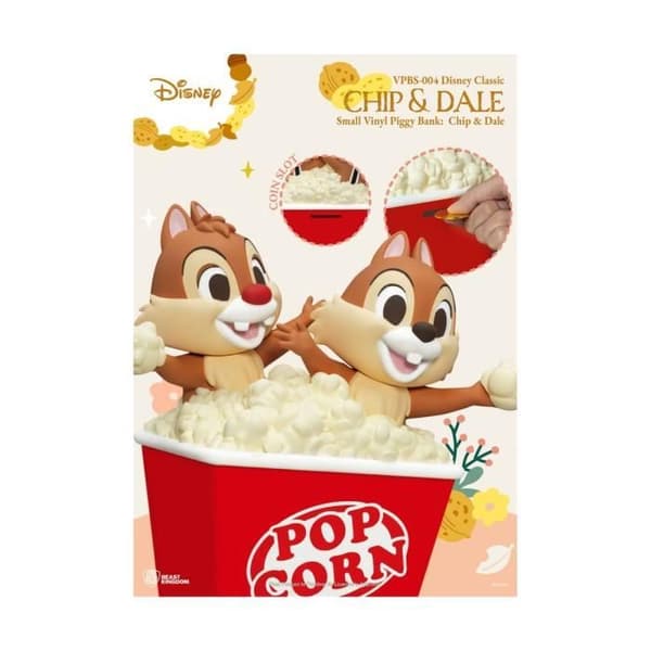 Beast Kingdom Toys - Disney - Spargris Piggy Bank Tic & Tac 24 cm