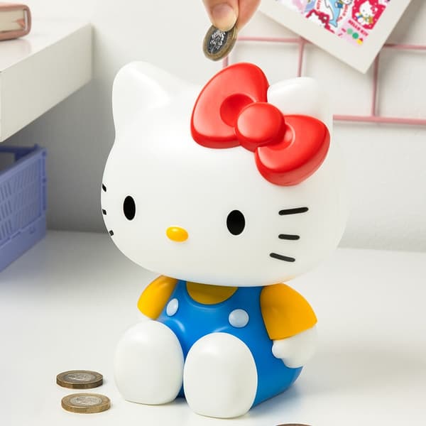 Hello Kitty money box figure