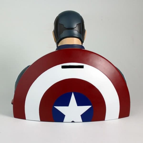 Figurine - MARVEL - Captain America - Byståndssparbössa 20cm - Flerfärgad - PVC - Vuxen