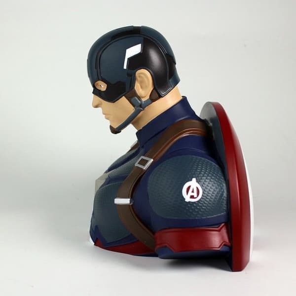 Figurine - MARVEL - Captain America - Byståndssparbössa 20cm - Flerfärgad - PVC - Vuxen