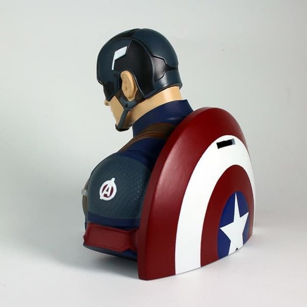 Figurine - MARVEL - Captain America - Byståndssparbössa 20cm - Flerfärgad - PVC - Vuxen