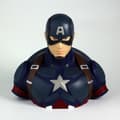 Miniatyrbild 1 av 6: Figurine - MARVEL - Captain America - Byståndssparbössa 20cm - Flerfärgad - PVC - Vuxen