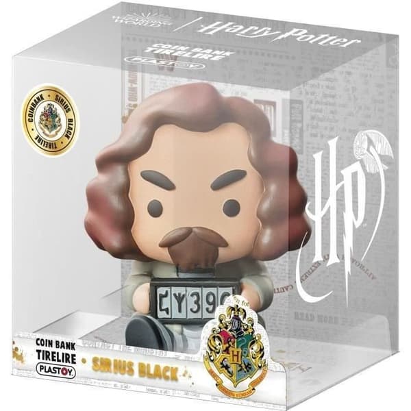 PLASTOY - Spargris Chibi Sirius svart