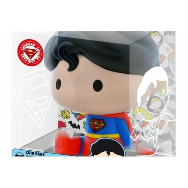 DC COMICS - Mini-Piggy Bank - Chibi Superman - 13cm