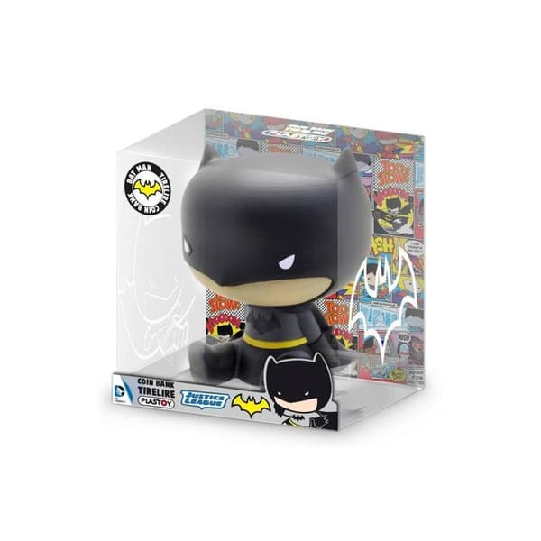 Spargris - PLASTOY - Chibi Batman - Vinyl - Flerfärgad - Barn