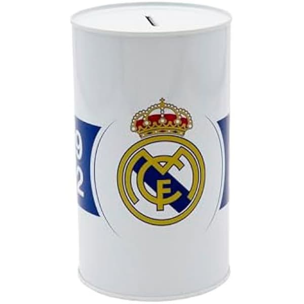 Tirelire - REAL MADRID - 17 cm - Cylindrisk - För Barn - Blandet