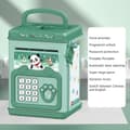 Miniatyrbillede 2 af 9: OBOSOE Børn Sparegris Legetøj Adgangskode Kontant Mønt Penge Bank Penge Spare Boks Gave Sikker Musik Digitale Mønter Spar Mini Hæveautomat