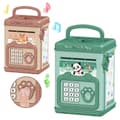 Miniatyrbillede 6 af 9: OBOSOE Børn Sparegris Legetøj Adgangskode Kontant Mønt Penge Bank Penge Spare Boks Gave Sikker Musik Digitale Mønter Spar Mini Hæveautomat