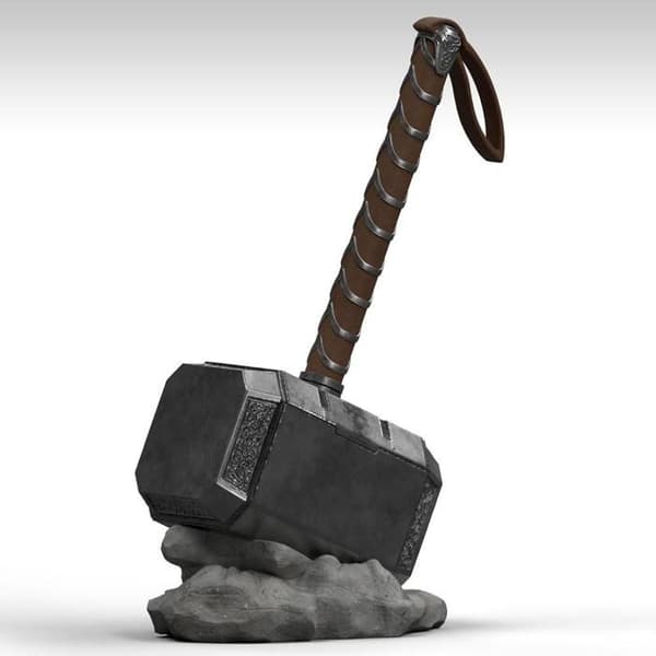Spargrisbyst - SEMIC - Mjölnir - 28 cm - Blandat - Vuxen- USED