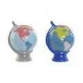 Miniatyrbillede 1 af 3: Sparegris Home ESPRIT Dolomite Globus 14,5 x 13,5 x 19 cm (2 enheder)